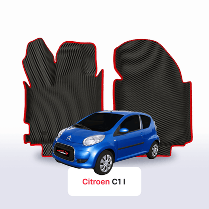 Car mats EVA for Citroen C1 1 gen 2005-2014 year HATCHBACK 3 door