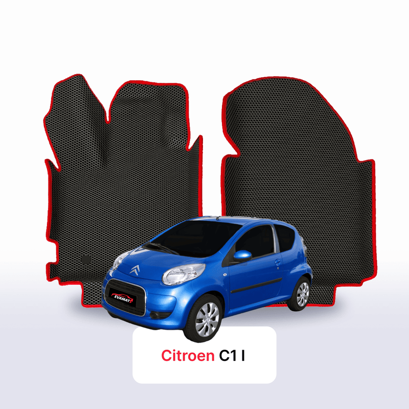 Car mats EVA for Citroen C1 1 gen 2005-2014 year HATCHBACK 3 door
