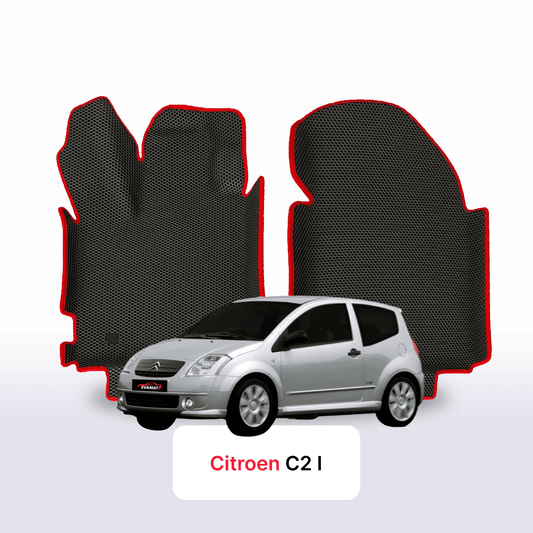 Car mats EVA for Citroen C2 1 gen 2003-2009 year HATCHBACK 3 door