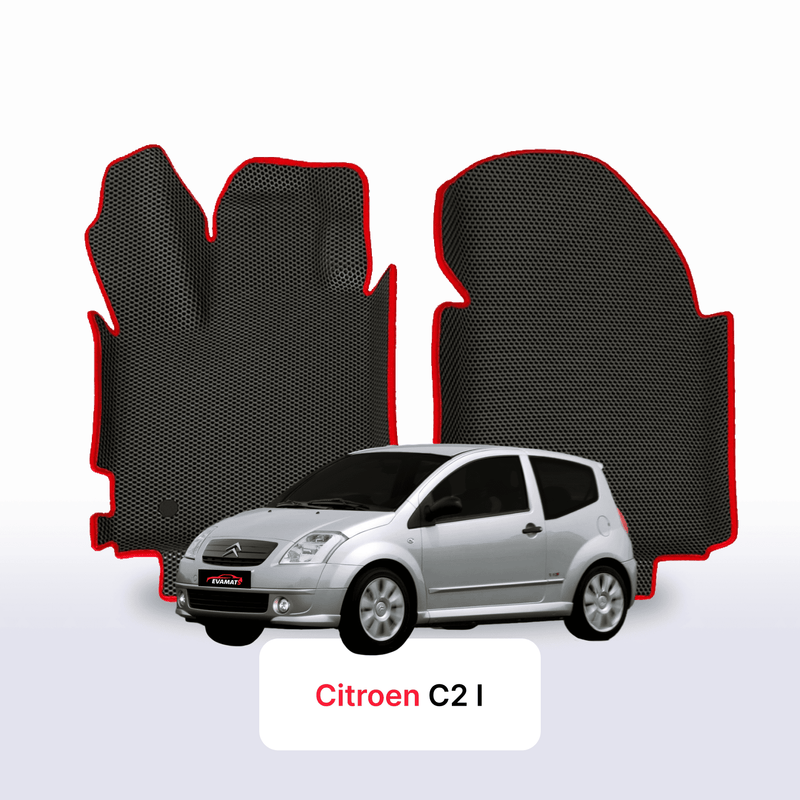 Car mats EVA for Citroen C2 1 gen 2003-2009 year HATCHBACK 3 door