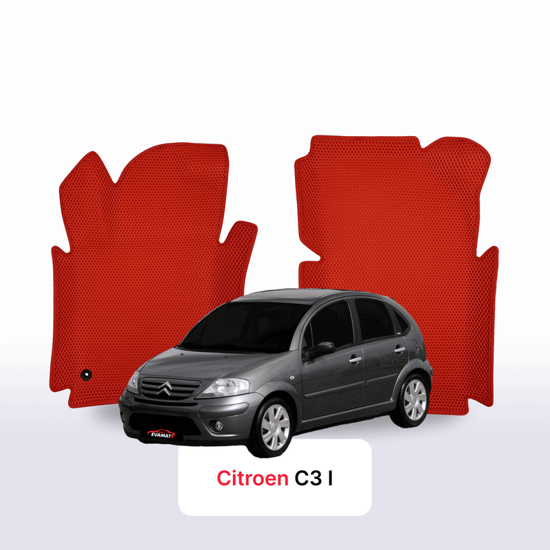 Car mats EVA for Citroen C3 1 gen 2002-2009 year HATCHBACK 5 door