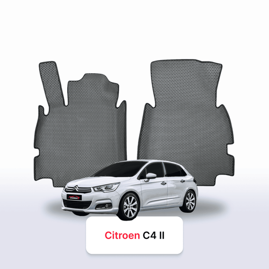 Car mats EVA for Citroen C4 2 gen 2010-2018 year HATCHBACK 5 door