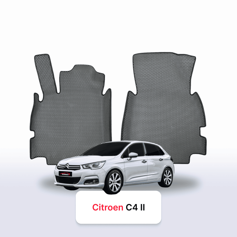 Car mats EVA for Citroen C4 2 gen 2010-2018 year HATCHBACK 5 door