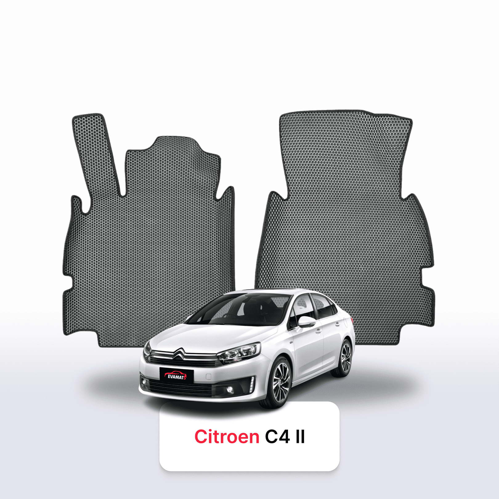 Car mats EVA for Citroen C4 2 gen 2010-2018 year SEDAN