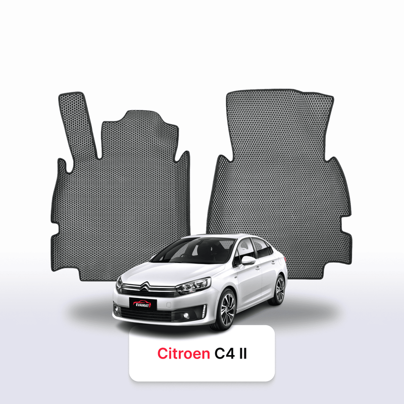 Car mats EVA for Citroen C4 2 gen 2010-2018 year SEDAN