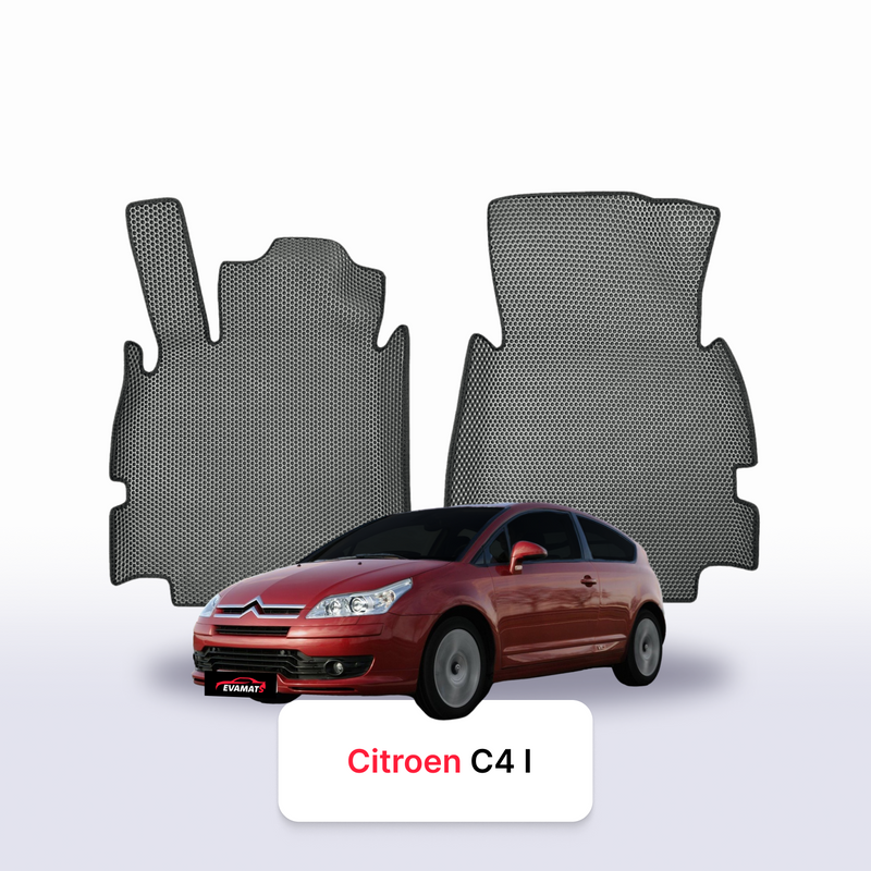 Car mats EVA for Citroen C4 1 gen 2004-2010 year HATCHBACK 3 door
