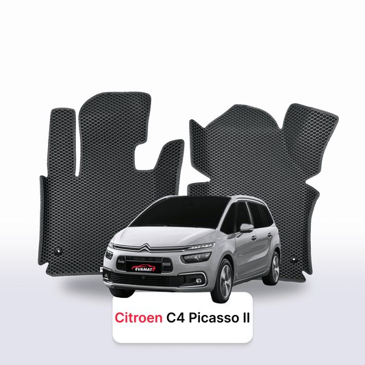 Car mats EVA for Citroen C4 Picasso 2 gen 2013-2018 year MINIVAN 7  seater