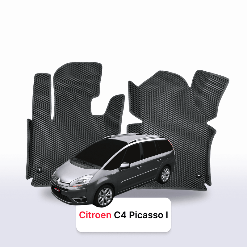 Car mats EVA for Citroen C4 Picasso 1 gen 2006-2013 year MINIVAN 7  seater