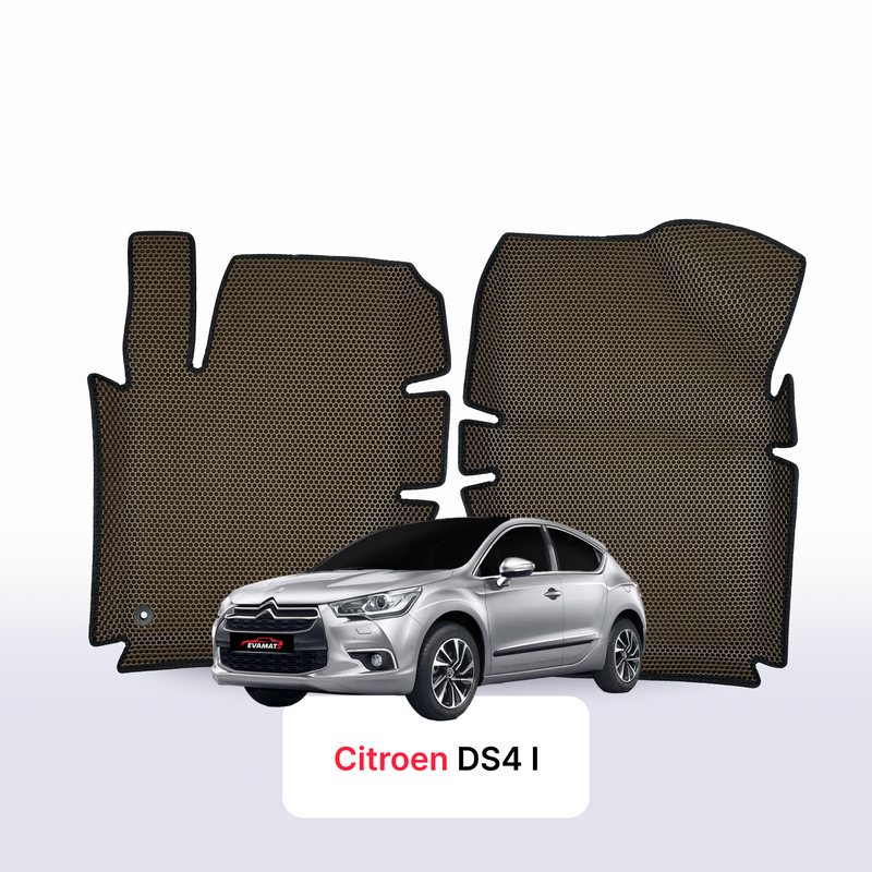 Car mats EVA for Citroen DS4 1 gen 2010-2015 year HATCHBACK 5 door