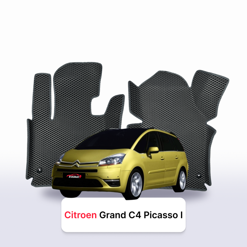 Car mats EVA for Citroen Grand C4 Picasso 1 gen 2007-2014 year MINIVAN