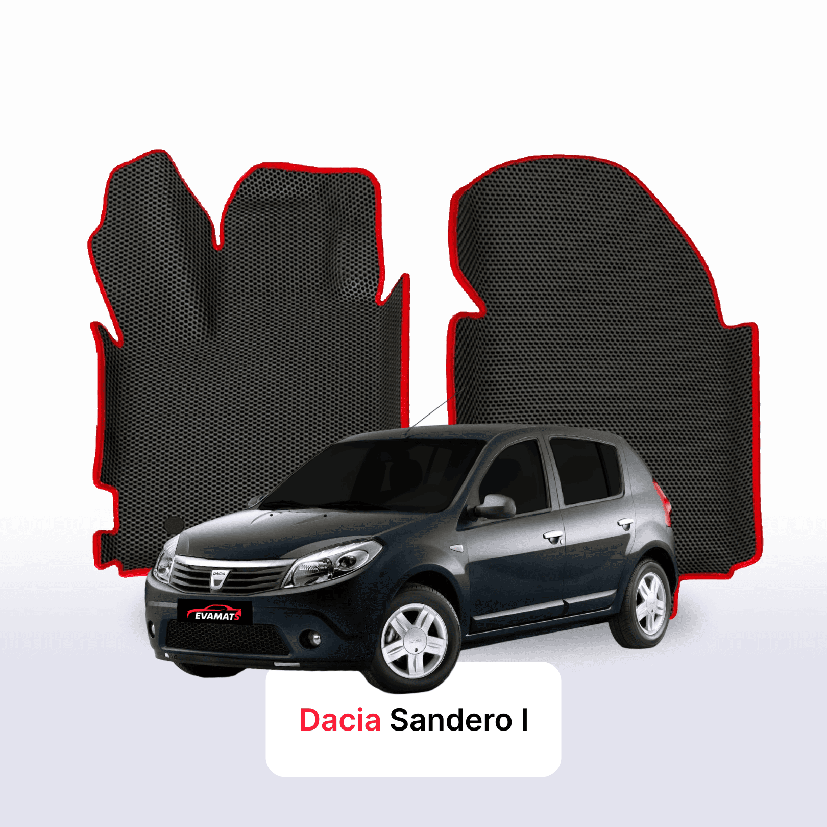 Car mats EVA for Dacia Sandero 1 gen 2007-2012 year HATCHBACK 5 door