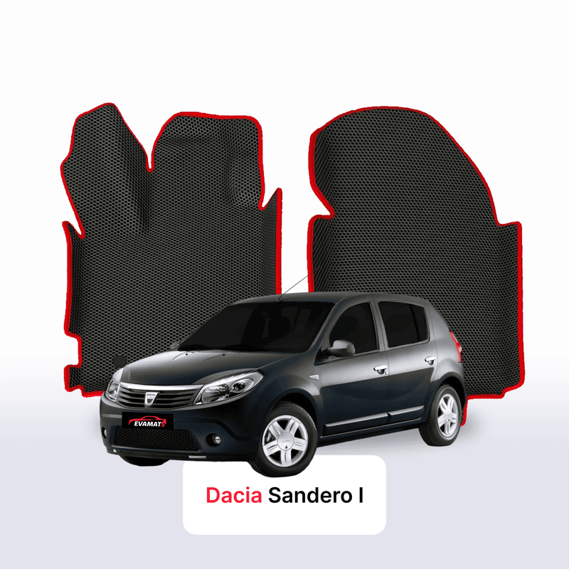 Car mats EVA for Dacia Sandero 1 gen 2007-2012 year HATCHBACK 5 door