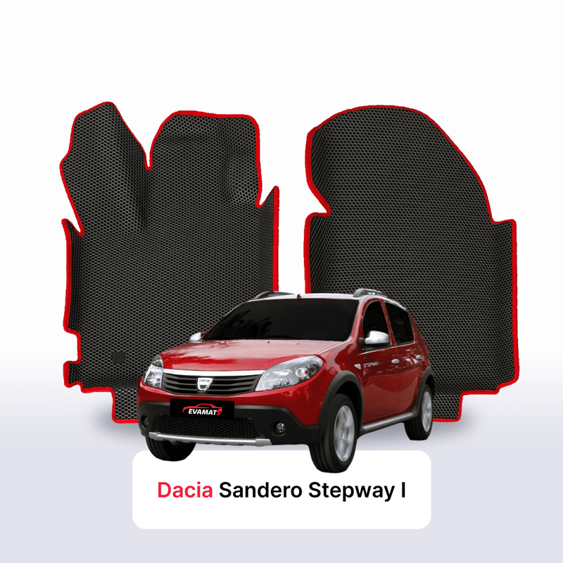 Car mats EVA for Dacia Sandero Stepway 1 gen 2007-2012 year HATCHBACK 5 door