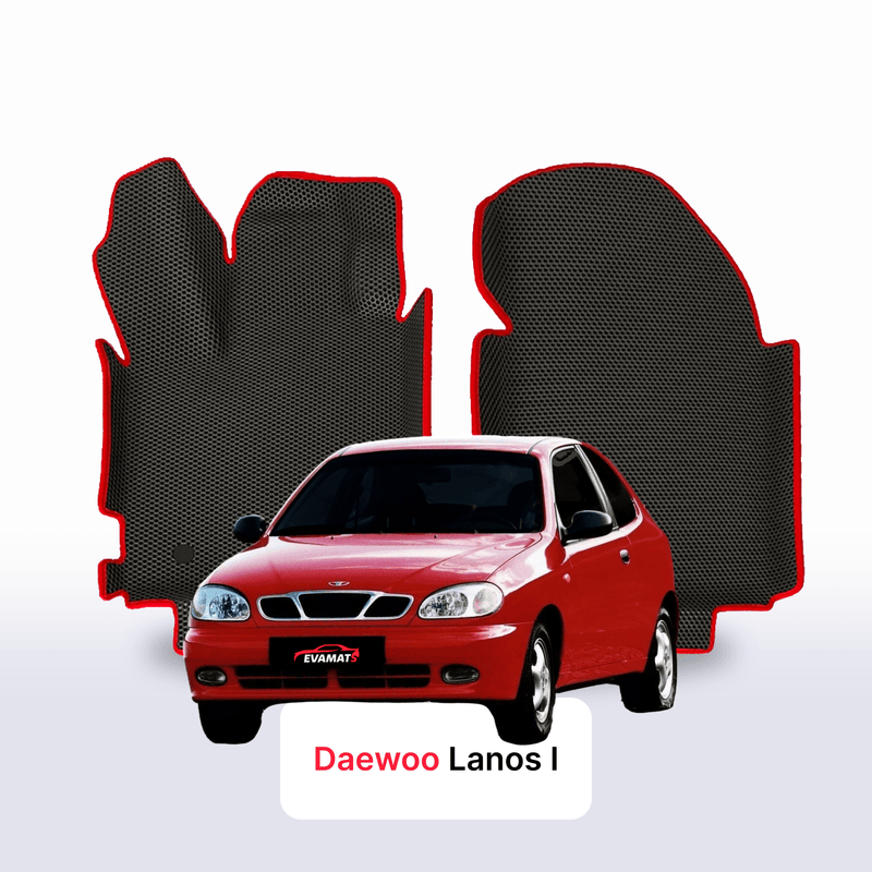 Car mats EVA for Daewoo Lanos 1 gen 1997-2020 year HATCHBACK 3 door
