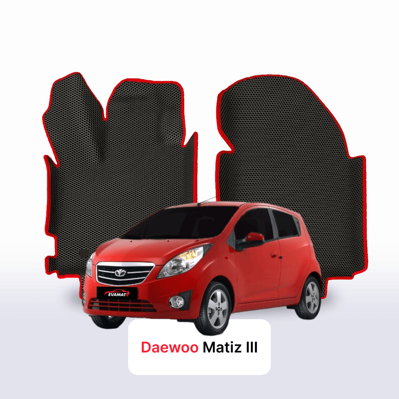 Car mats EVA for Daewoo Matiz 3 gen 2009-2016 year HATCHBACK 5 door