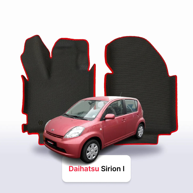 Car mats EVA for Daihatsu Sirion 1 gen 2004-2010 year HATCHBACK 5 door