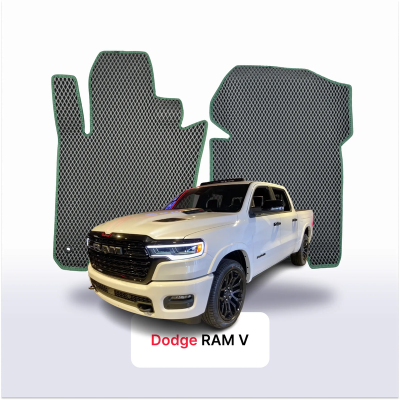 Car mats EVA for Dodge RAM facelift 5 gen 2024-2028 year PICK-UP double cabin