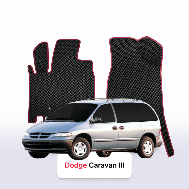 Car mats EVA for Dodge Caravan 3 gen 1995-2000 year MINIVAN