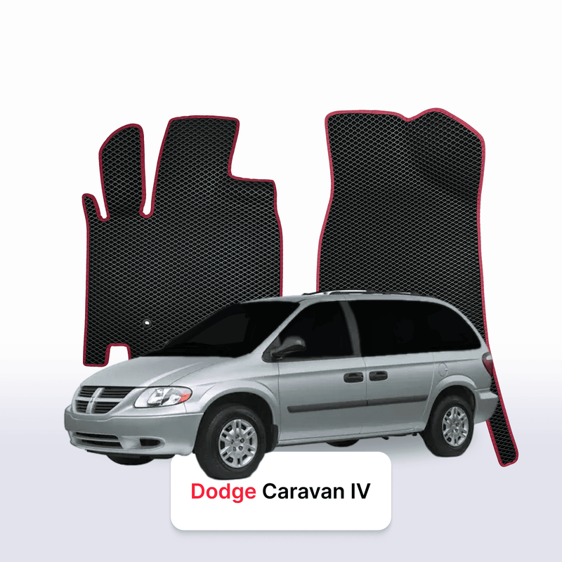 Car mats EVA for Dodge Caravan 4 gen 2000-2007 year MINIVAN