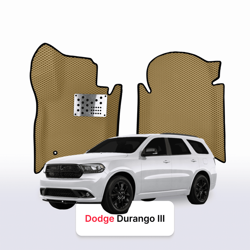 Car mats EVA for Dodge Durango 3 gen 2010-2028 year SUV
