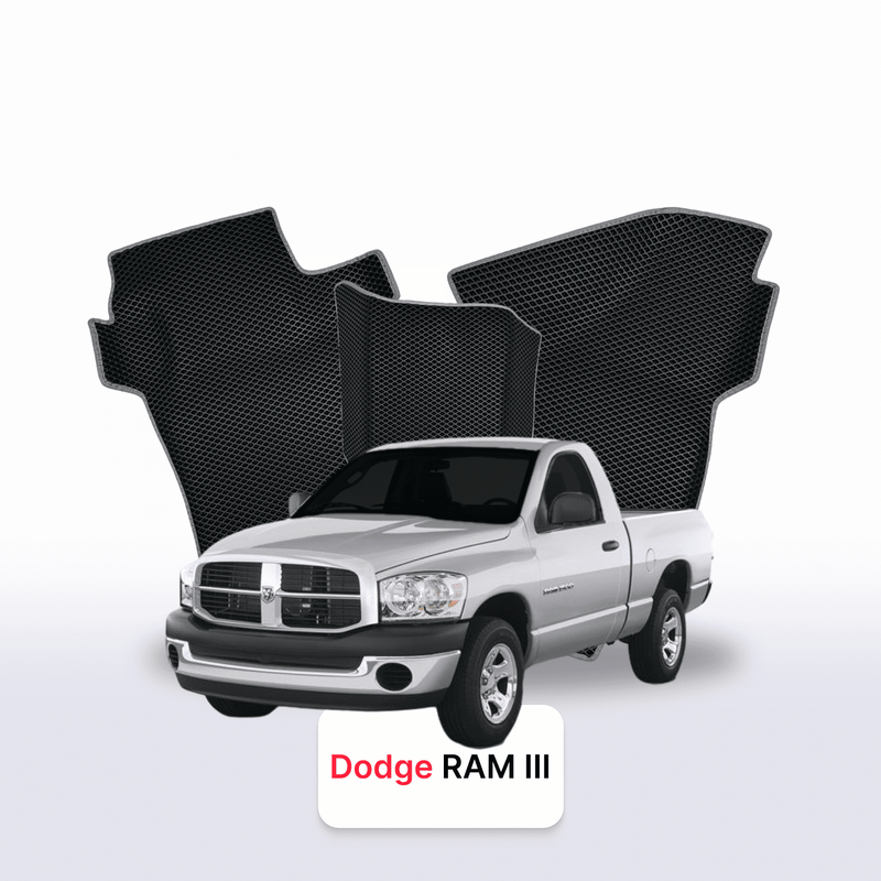 Car mats EVA for Dodge RAM(DRDH) 3 gen 2001-2009 year PICK-UP single cabin