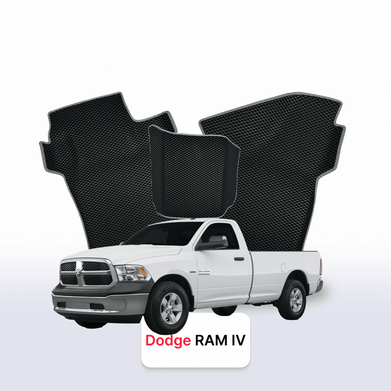 Car mats EVA for Dodge RAM(DSDJ) 4 gen 2008-2019 year PICK-UP single cabin