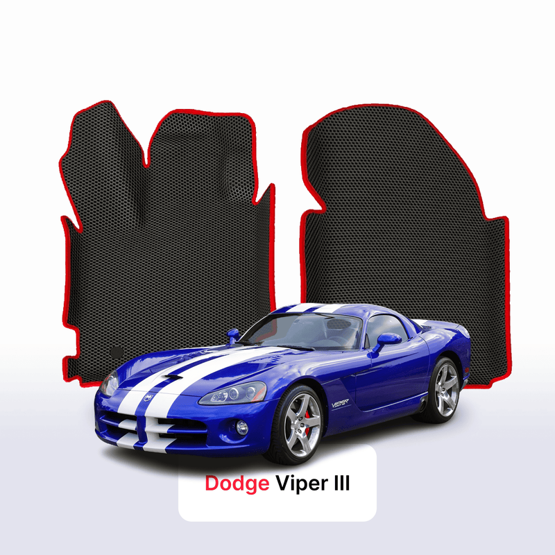 Car mats EVA for Dodge Viper 3 gen 2002-2007 year COUPE
