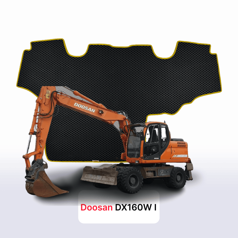 Car mats EVA for Doosan DX160W 1 gen 2008-2024 year DIGGER