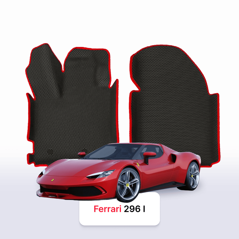 Car mats EVA for Ferrari 296 1 gen 2021-2028 year Hybrid COUPE