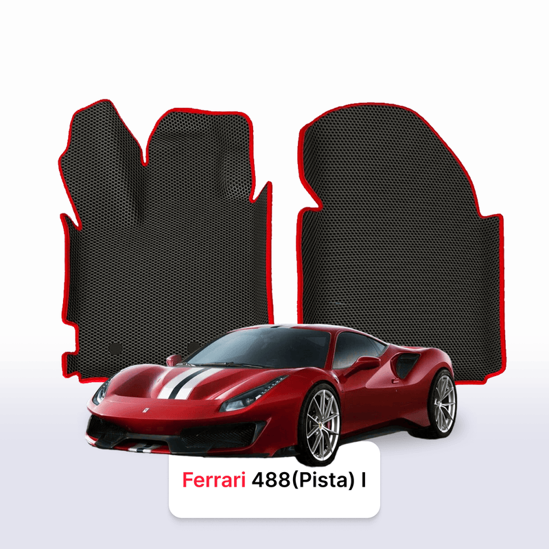 Car mats EVA for Ferrari 488 (Pista) 1 gen 2015-2019 year COUPE