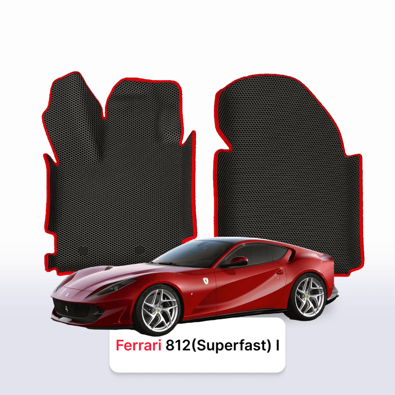 Car mats EVA for Ferrari 812 (Superfast) 1 gen 2017-2024 year COUPE