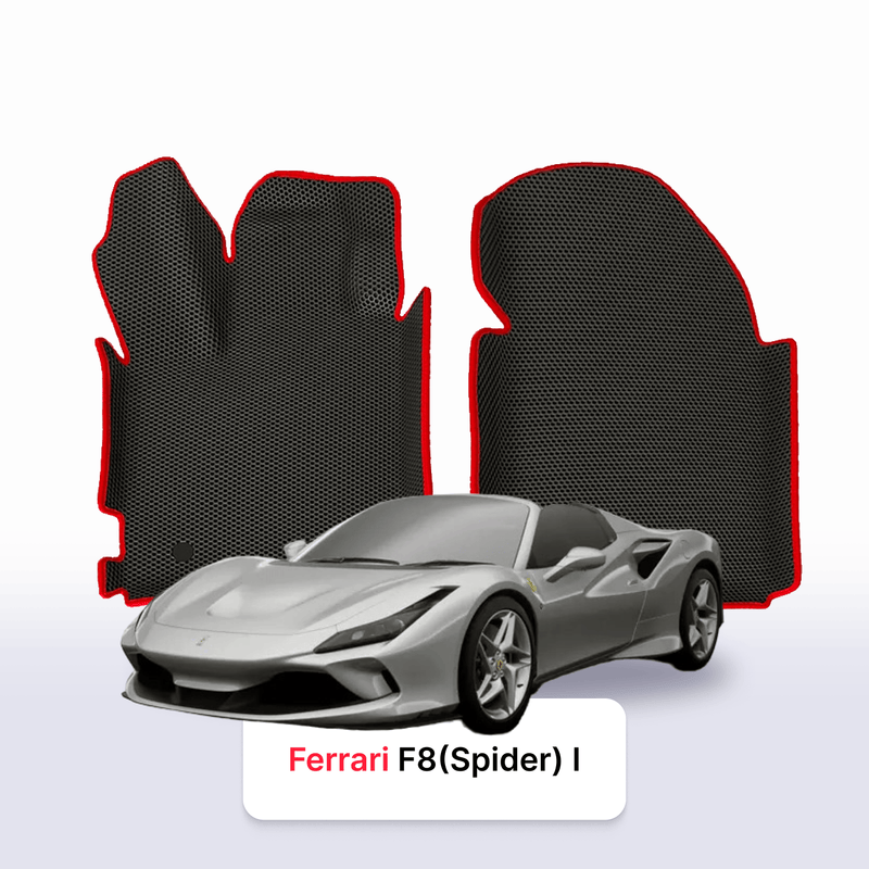 Car mats EVA for Ferrari F8 (Spider) 1 gen 2019-2023 year ROADSTER