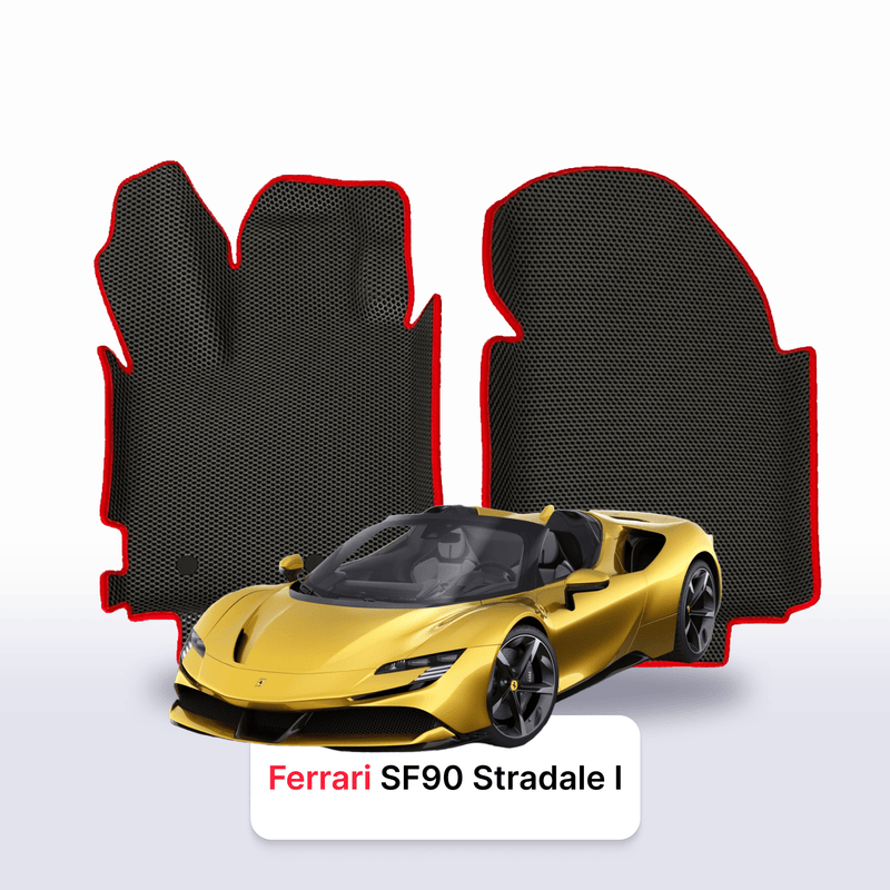 Car mats EVA for Ferrari SF90 Stradale 1 gen 2019-2028 year Hybrid ROADSTER