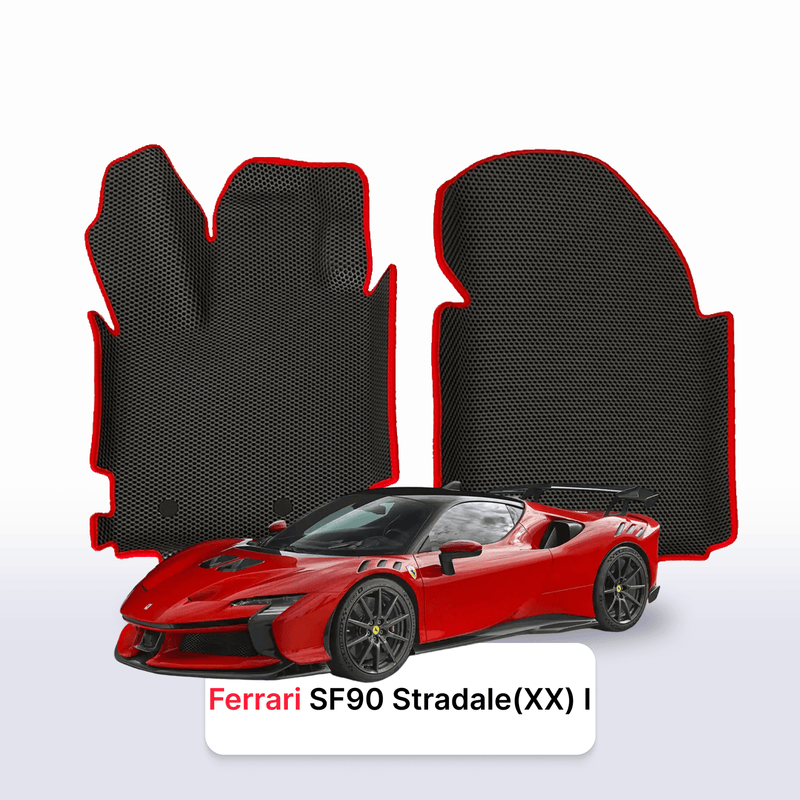 Car mats EVA for Ferrari SF90 Stradale (XX) 1 gen 2019-2028 year Hybrid COUPE