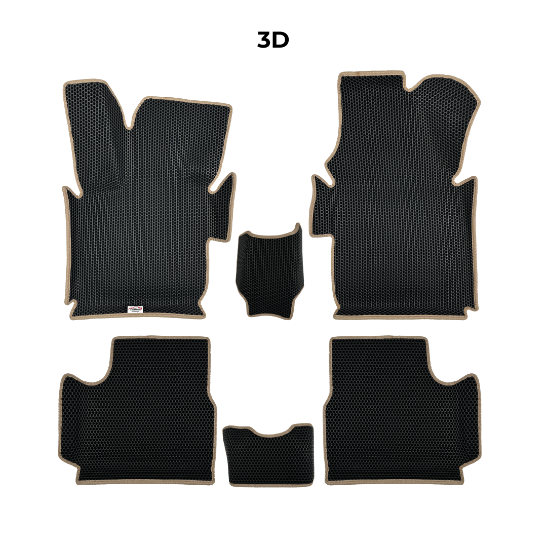 Car mats EVA for Fiat 500e 1 gen 2013-2019 year ELECTRIC HATCHBACK 3 DOOR CABRIO