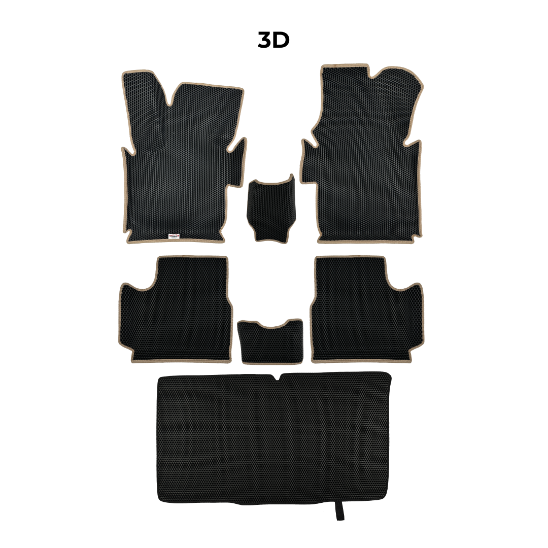 Car mats EVA for Fiat 500e 1 gen 2013-2019 year ELECTRIC HATCHBACK 3 DOOR CABRIO