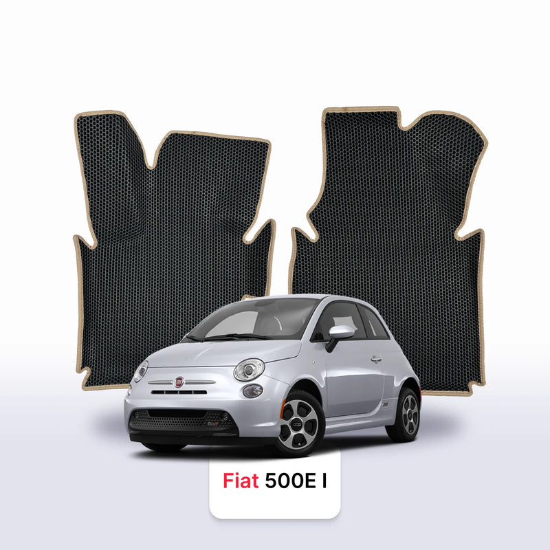 Car mats EVA for Fiat 500e 1 gen 2013-2019 year ELECTRIC HATCHBACK 3 DOOR
