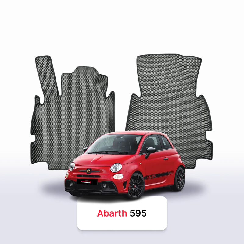 Car mats EVA for Fiat 595(Abarth) 2 gen 2007-2024 year HATCHBACK 3 door