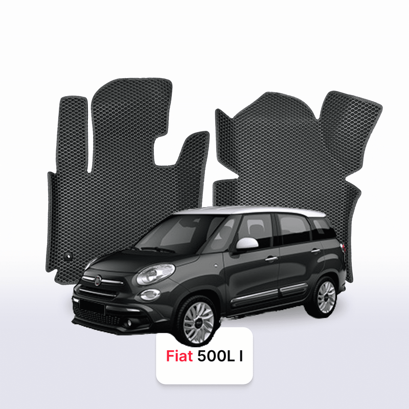 Car mats EVA for Fiat 500L(Living) 1 gen 2012-2017 year MINIVAN