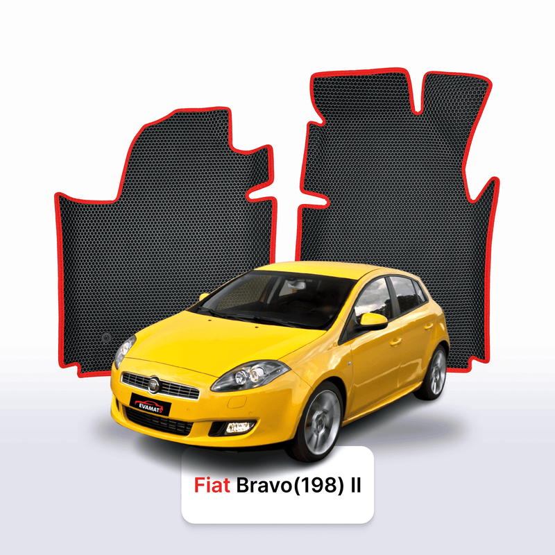 Car mats EVA for Fiat Bravo(198) 2 gen 2007-2014 year HATCHBACK 5 door