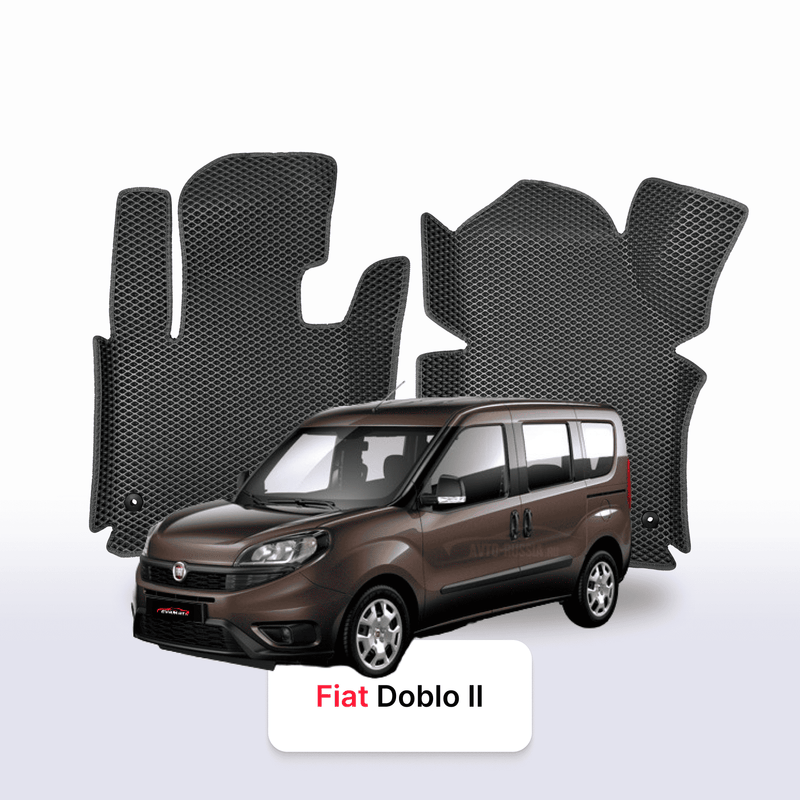 Car mats EVA for Fiat Doblo 2 gen 2009-2023 year MINIVAN
