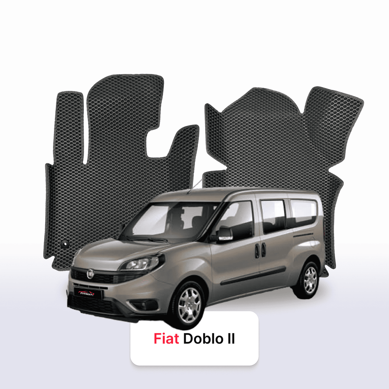 Car mats EVA for Fiat Doblo 2 gen 2015-2023 year LONG MINIVAN