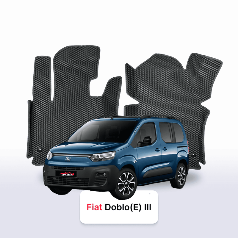 Car mats EVA for Fiat Doblo(E) 3 gen 2023-2028 year Electric MINIVAN