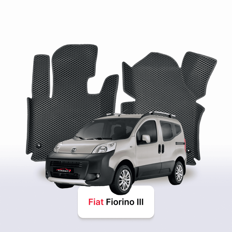 Car mats EVA for Fiat Fiorino 3 gen 2007-2025 year MINIVAN