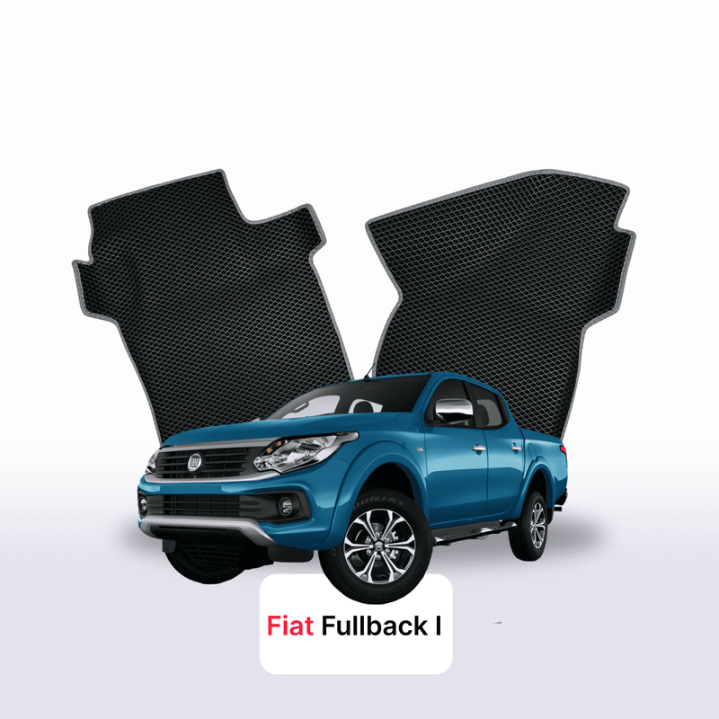 Car mats EVA for Fiat Fullback 1 gen 2016-2020 year PICK-UP double cabin