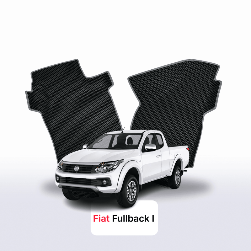 Car mats EVA for Fiat Fullback 1 gen 2016-2020 year PICK-UP one-and-half cabin