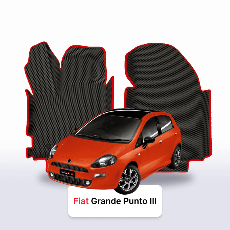 Car mats EVA for Fiat Grande Punto 3 gen 2005-2012 year HATCHBACK 5 door