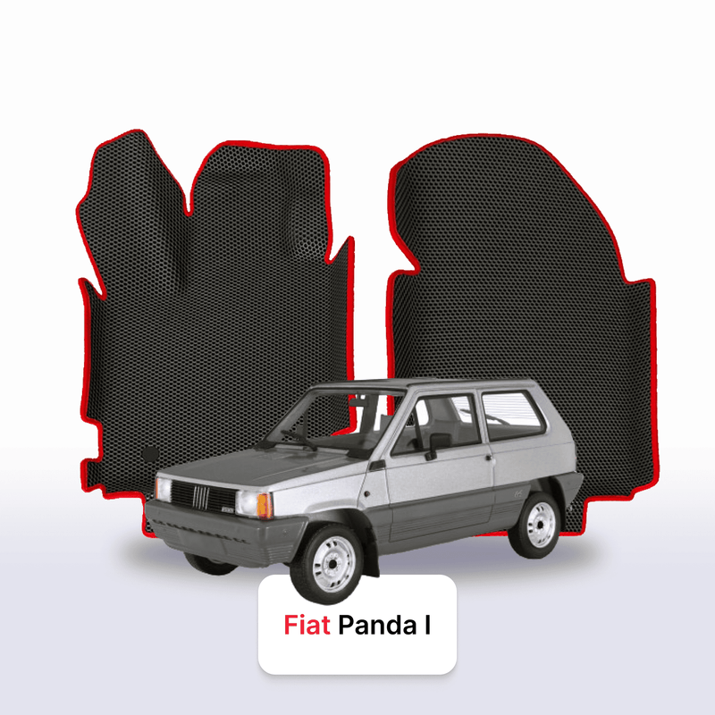 Car mats EVA for Fiat Panda 1 gen 1980-2003 year HATCHBACK 3 door