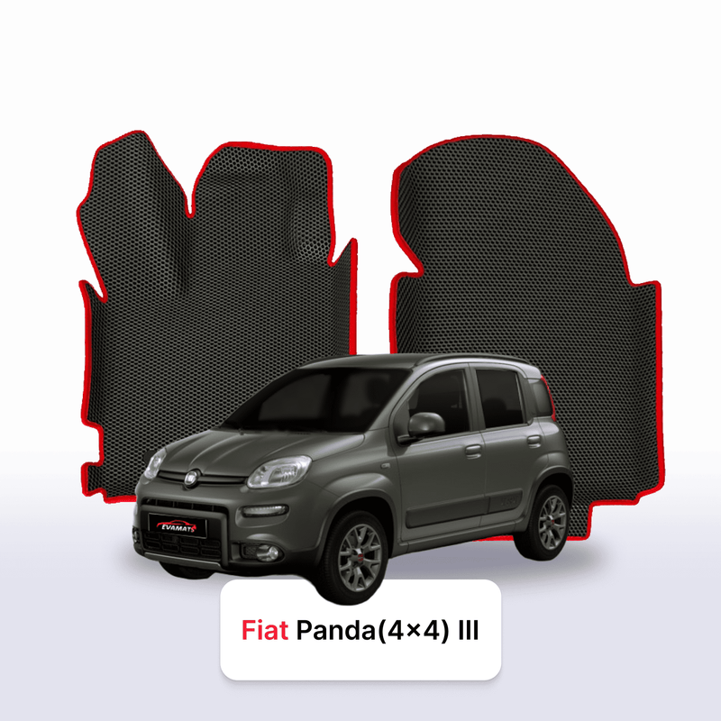 Car mats EVA for Fiat Panda(4x4) 3 gen 2011-2025 year HATCHBACK 5 door