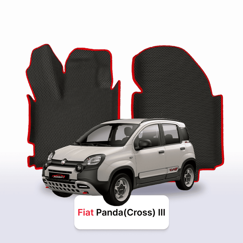 Car mats EVA for Fiat Panda(Cross) 3 gen 2011-2025 year HATCHBACK 5 door